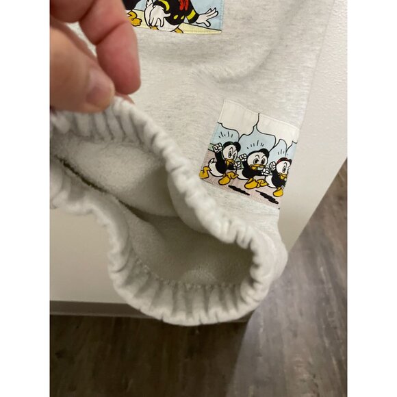 Donald Duck and Huey Duey Louie Patches Sweatpants Disney SIZE L - Picture 7 of 9